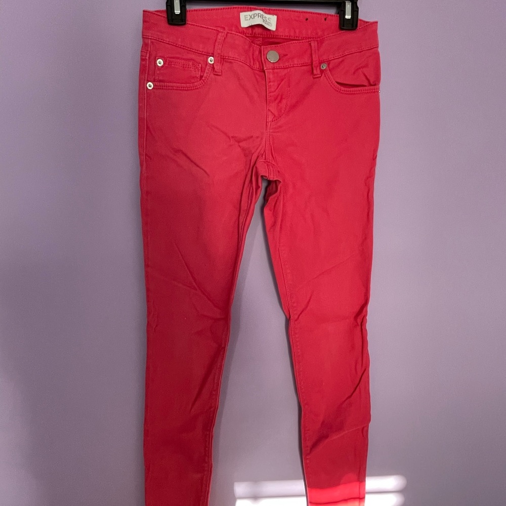 Pink Express Skinny Jeans Size 0
